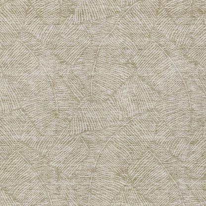 Tabselect Home Line 8' X 10' Taupe And Ivory Floral Washable Indoor Outdoor Area Rug