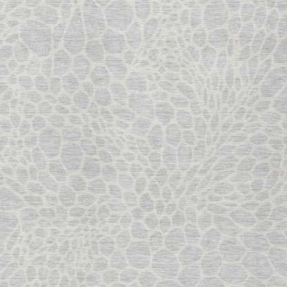 Tabselect Home Line 5' X 8' Silver And Gray Geometric Washable Indoor Outdoor Area Rug