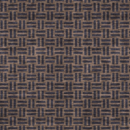 Tabselect Home Line 8' X 10' Chocolate And Black Geometric Washable Indoor Outdoor Area Rug