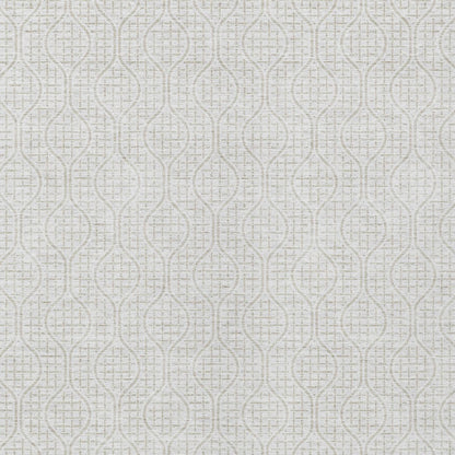 Tabselect Home Line 5' X 8' Ivory And Beige Geometric Washable Indoor Outdoor Area Rug