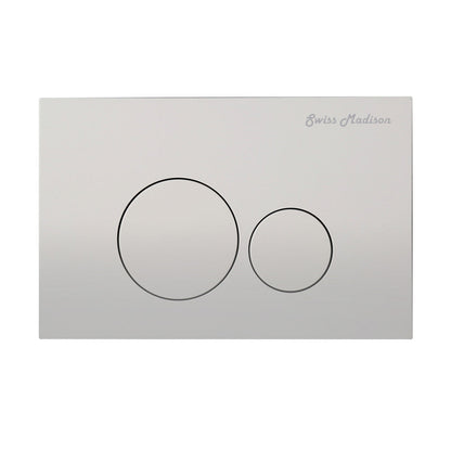 Swiss Madison Swiss Madison Well Made Forever SM-WK450-01C - Ivy Wall Hung Elongated Toilet Bundle, Glossy White