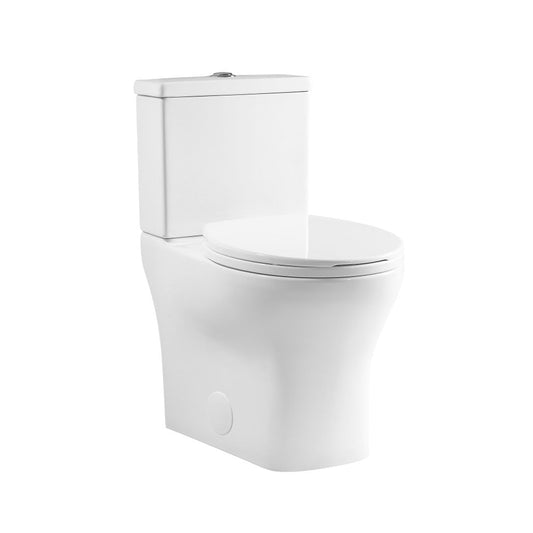 Swiss Madison Sublime II Two-Piece Round Toilet Dual-Flush 0.8/1.28 gpf