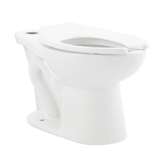 Swiss Madison Sirene Floor-Mounted Commercial Elongated Top Flush Spud Flushometer Toilet Bowl