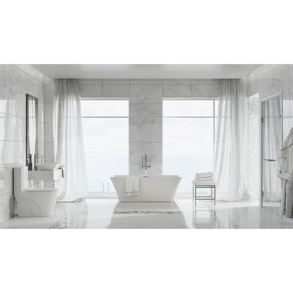 Swiss Madison St. Tropez 60" Freestanding Bathtub