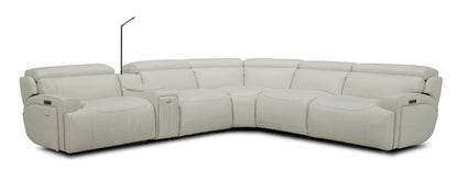 J&M Furniture 6095B Sectional Color 2927 in White