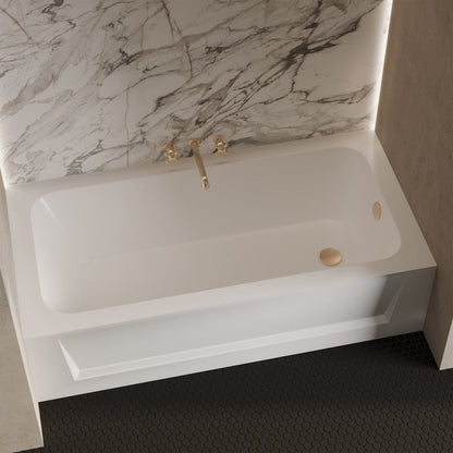 Swiss Madison Virage 60" x 30" Right-Hand Drain Alcove Bathtub with Apron