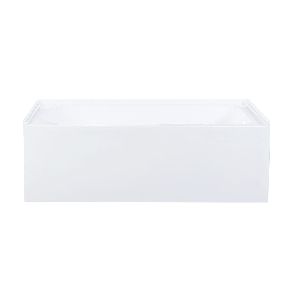 Swiss Madison Voltaire 60" x 30" Left-Hand Drain Alcove Bathtub with Apron and Armrest