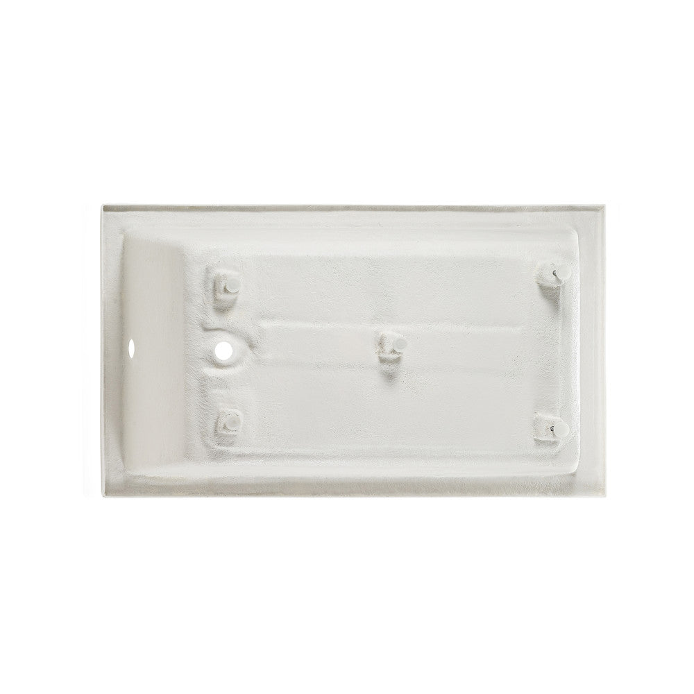 Swiss Madison Voltaire 54 x 30 Left Drain Soaking Alcove Bathtub in Glossy White