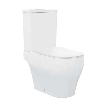 Swiss Madison Lune Two-Piece Elongated Toilet Dual-Flush 1.1/1.6 gpf