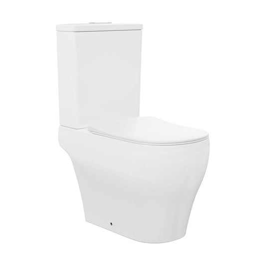 Swiss Madison Lune Two-Piece Elongated Toilet Dual-Flush 1.1/1.6 gpf