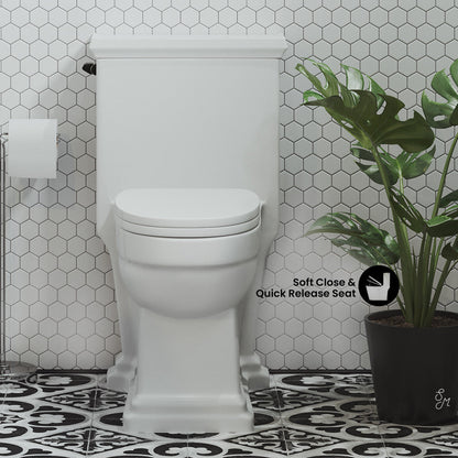 Swiss Madison Voltaire One-Piece Elongated Toilet Side Flush 1.28 gpf