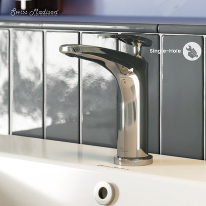Swiss Madison Sublime Single Hole, Single-Handle, Bathroom Faucet in Chrome