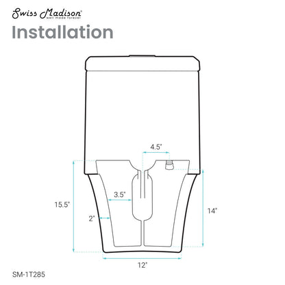 Swiss Madison Hugo One Piece Elongated Dual Flush Toilet 1.1 / 1.6 gpf
