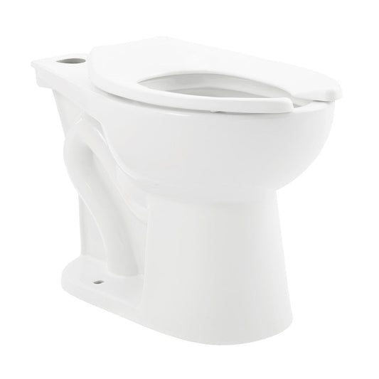 Swiss Madison Sirene Floor-Mounted Comfort Height Commercial Elongated Top Flush Spud Flushometer Toilet Bowl