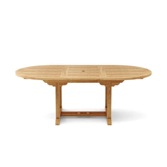 Anderson Teak Bahama 87" Oval Extension Table Extra Thick Wood