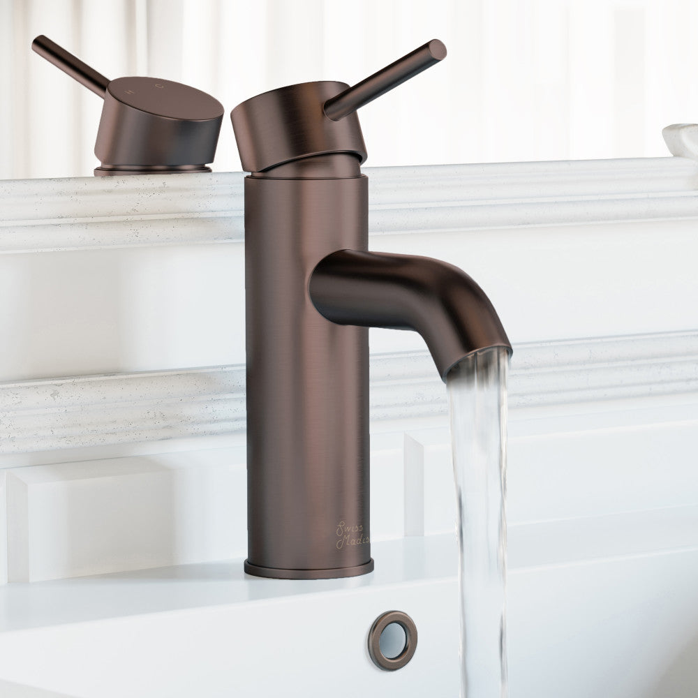 Swiss Madison Ivy Single Hole, Single-Handle, Bathroom Faucet in Oil Rubbed Bronze