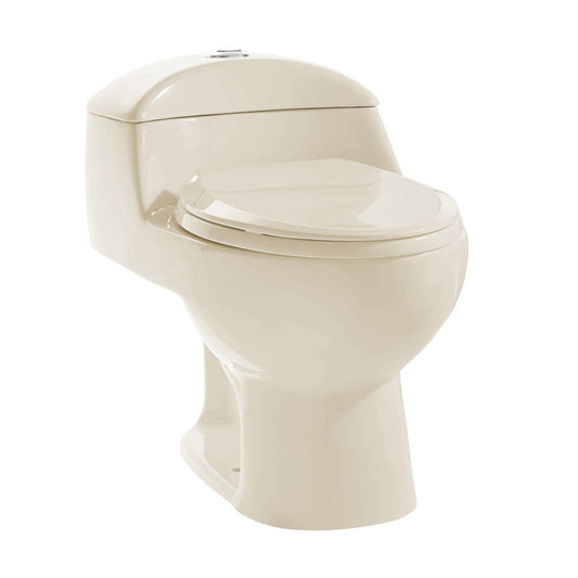 Swiss Madison Chateau One-Piece Elongated Dual-Flush Toilet in Bisque 1.1/1.6 gpf