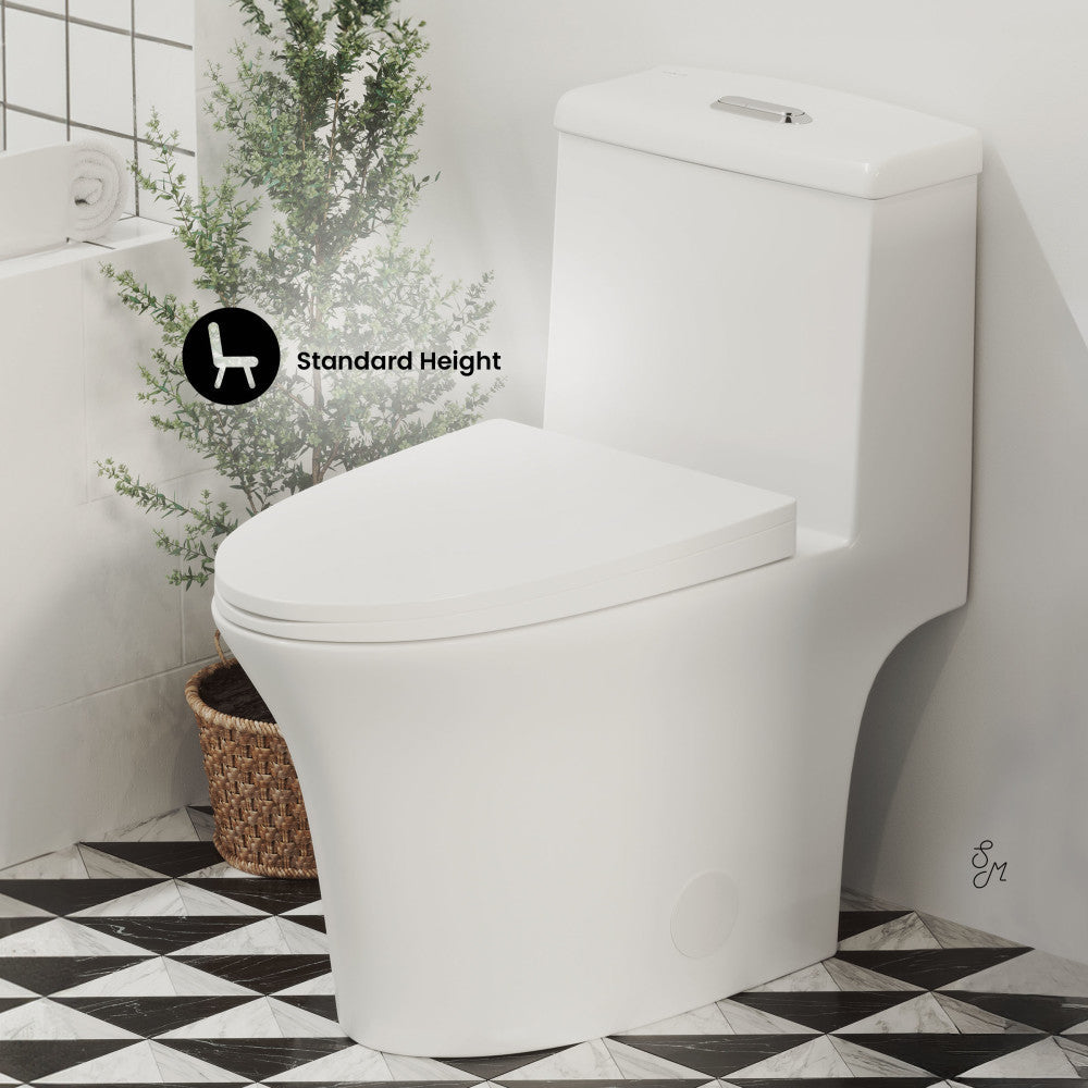 Swiss Madison Hugo One Piece Elongated Dual Flush Toilet 1.1 / 1.6 gpf