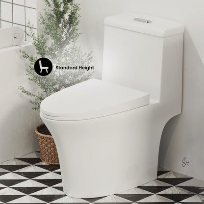 Swiss Madison Hugo One Piece Elongated Dual Flush Toilet 1.1 / 1.6 gpf