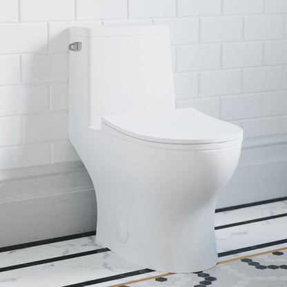 Swiss Madison Ivy One-Piece Toilet Left Side Flush 1.28 gpf