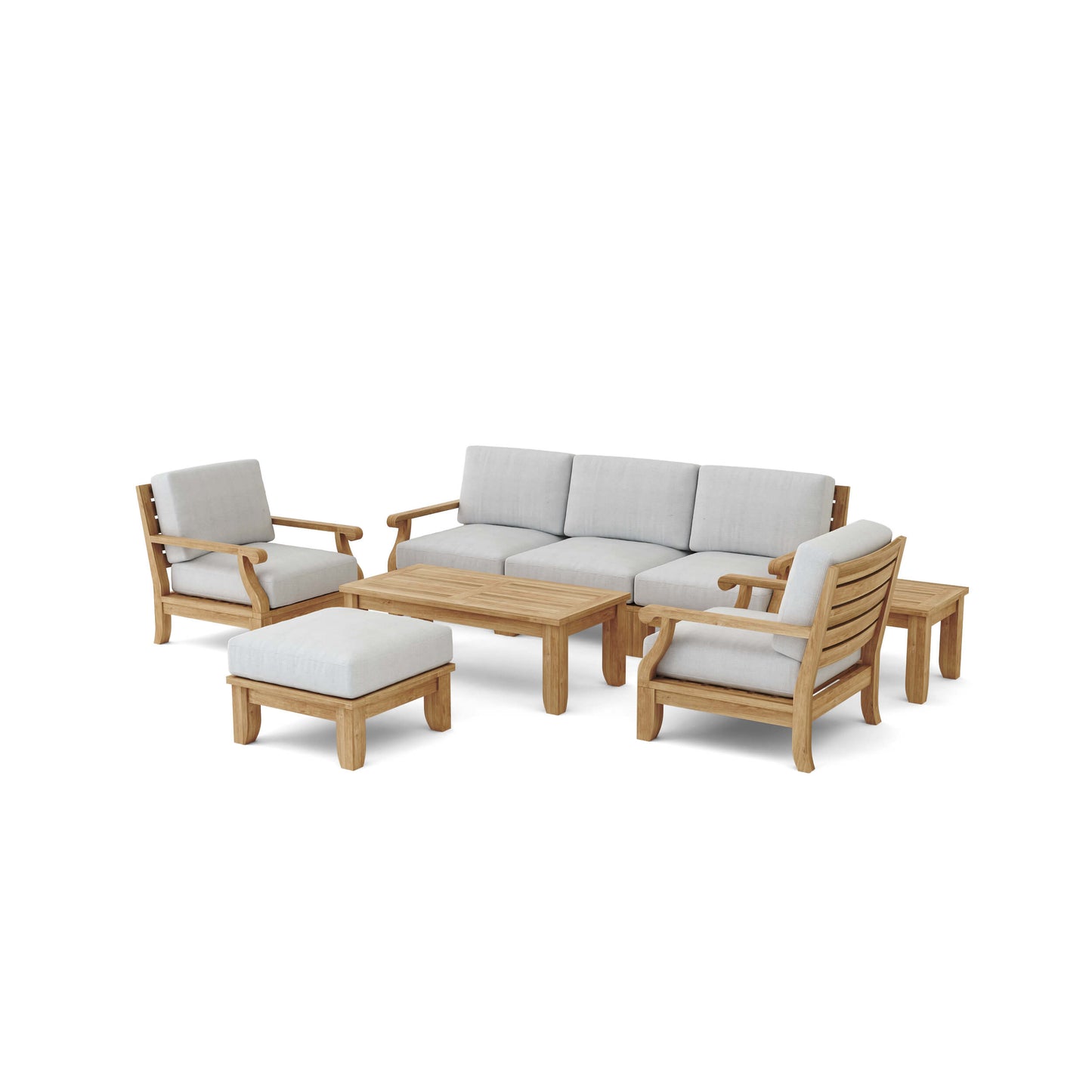 Anderson Teak Riviera Luxe 8-Pieces Modular Set