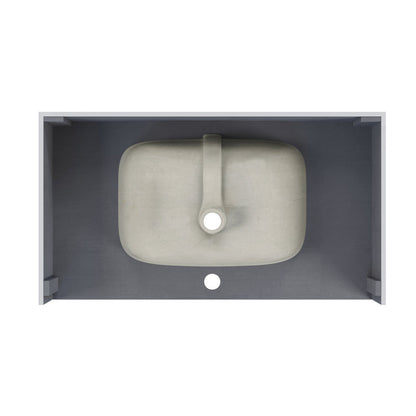 Swiss Madison Avancer 36'' Wall Mount Sink In Black Marquina