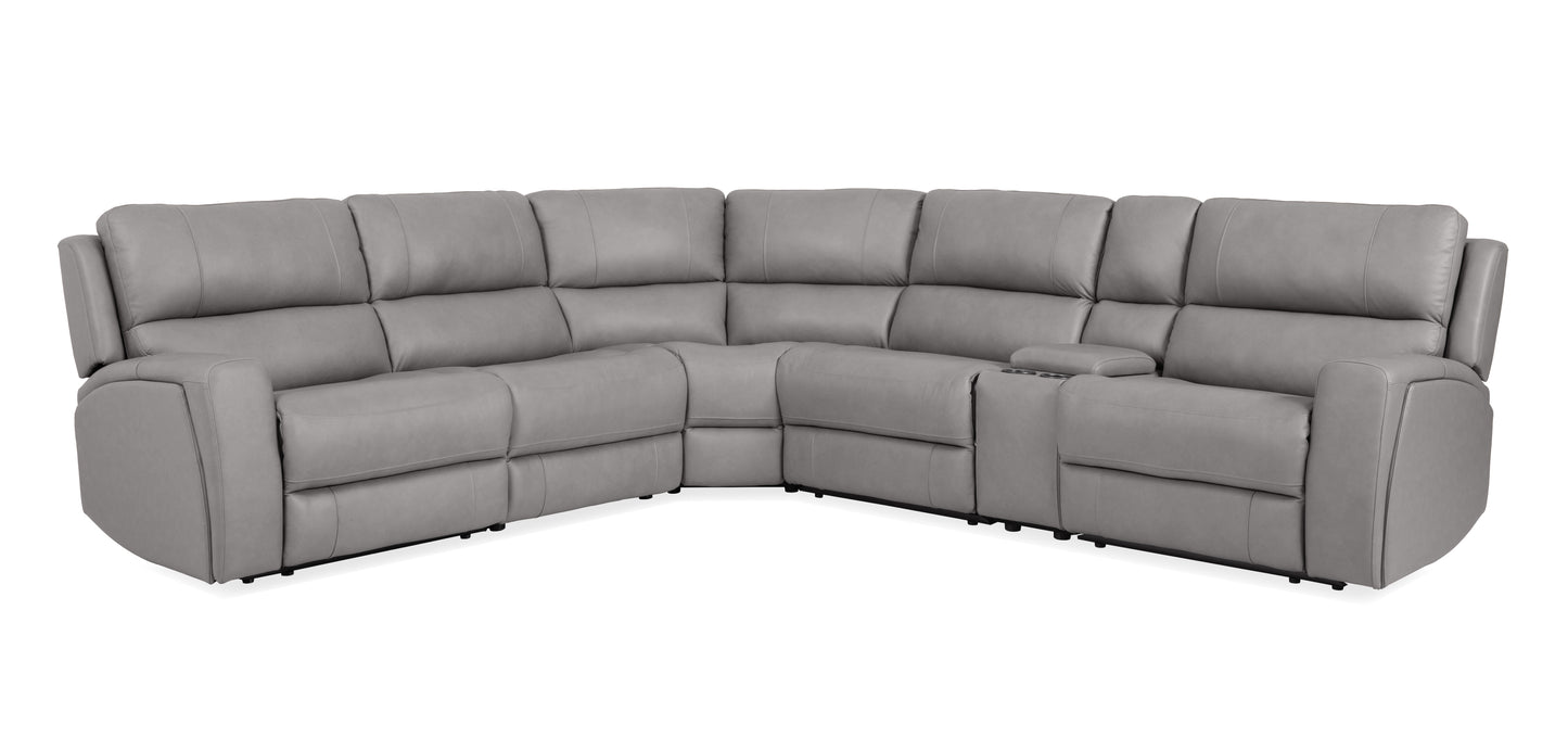 J&M Furniture U70815M Sectional Color 2581 in Grey