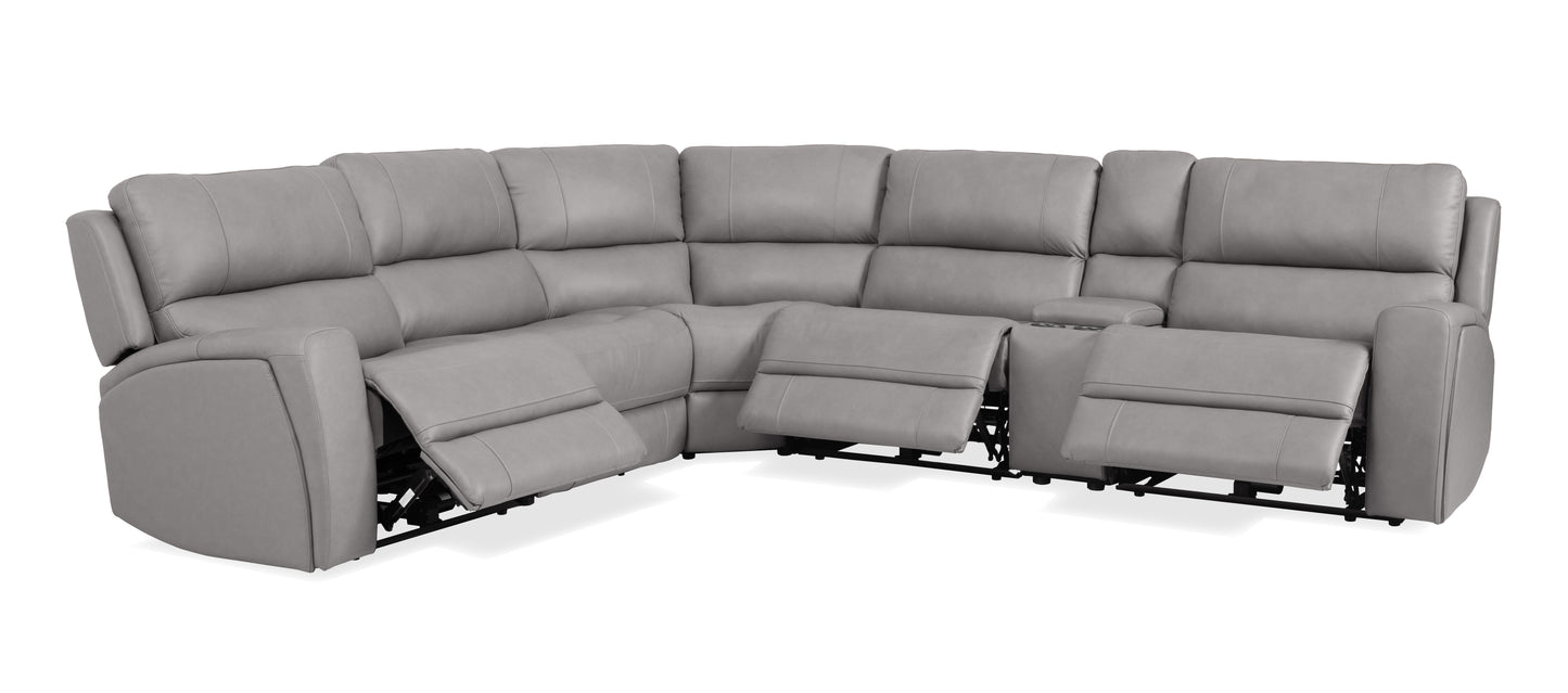 J&M Furniture U70815M Sectional Color 2581 in Grey
