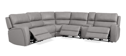 J&M Furniture U70815M Sectional Color 2581 in Grey