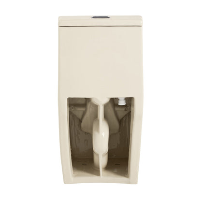 Swiss Madison Concorde One Piece Square Toilet Dual Flush 1.1/1.6 gpf in Bisque