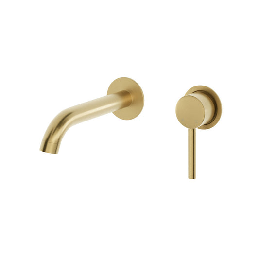 Swiss Madison Ivy Single-Handle Wall Mount Bathroom Faucet in Brushed Gold