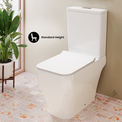 Swiss Madison Nadar Two-Piece Square Toilet Dual-Flush 1.1/1.6 gpf