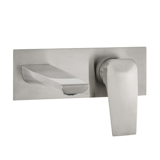 Swiss Madison Monaco Single-Handle, Wall-Mount, Bathroom Faucet in Brushed Nickel
