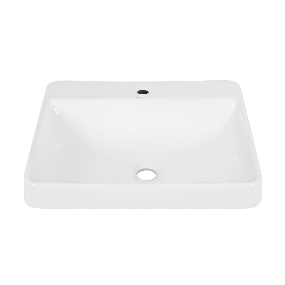 Swiss Madison Carre Large Rectangle Vessel Sink