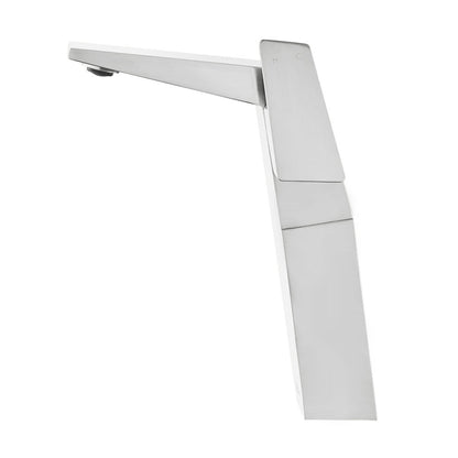 Swiss Madison Carre Single Hole, Single-Handle, High Arc Bathroom Faucet in Chrome