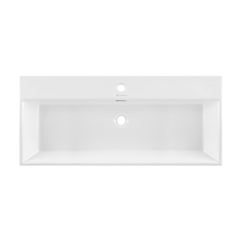 Swiss Madison Claire 40" Rectangle Wall-Mount Bathroom Sink