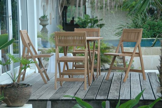 Anderson Teak Windsor 5-pieces Round Bistro Set