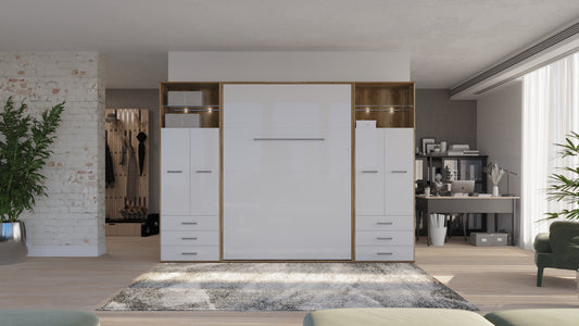 Maxima House Vertical Murphy Bed Invento. European Queen + 2 cabinets
