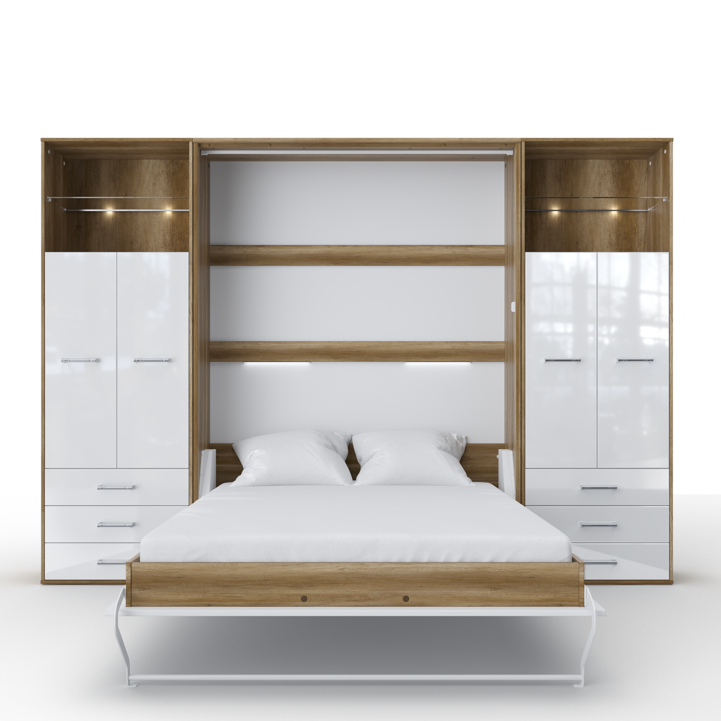 Maxima House Vertical Murphy Bed Invento. European Queen + 2 cabinets