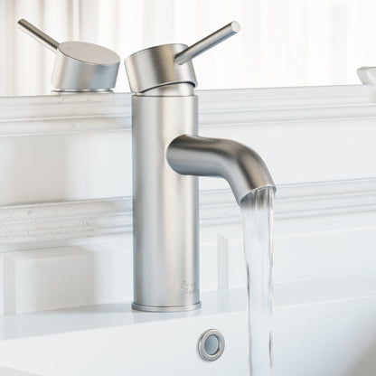 Swiss Madison Ivy Single Hole, Single-Handle, Bathroom Faucet in Brushed Nickel