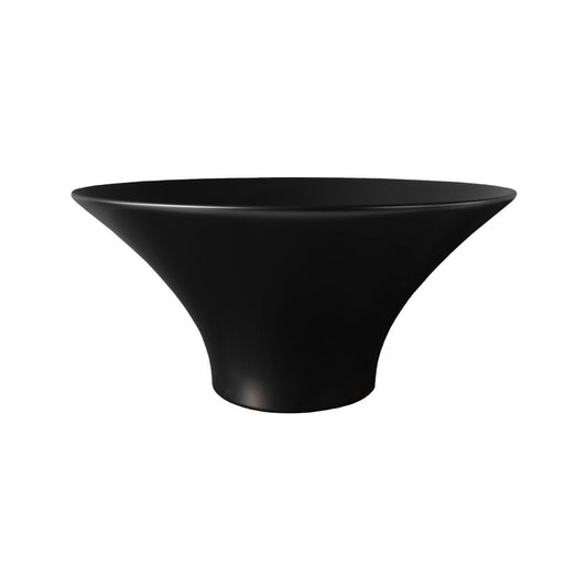 Swiss Madison Ivy 16.5" Round Vessel Sink in Matte Black