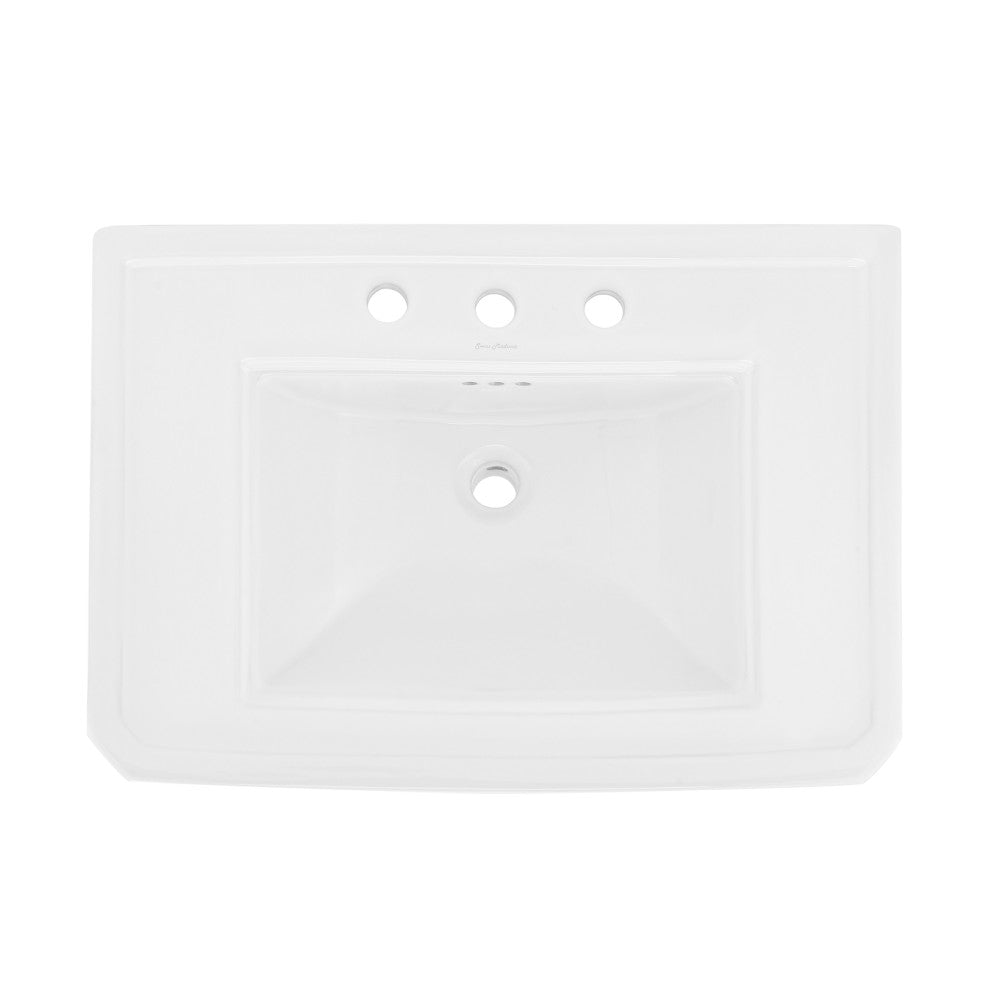 Swiss Madison Voltaire Two-Piece Pedestal Sink