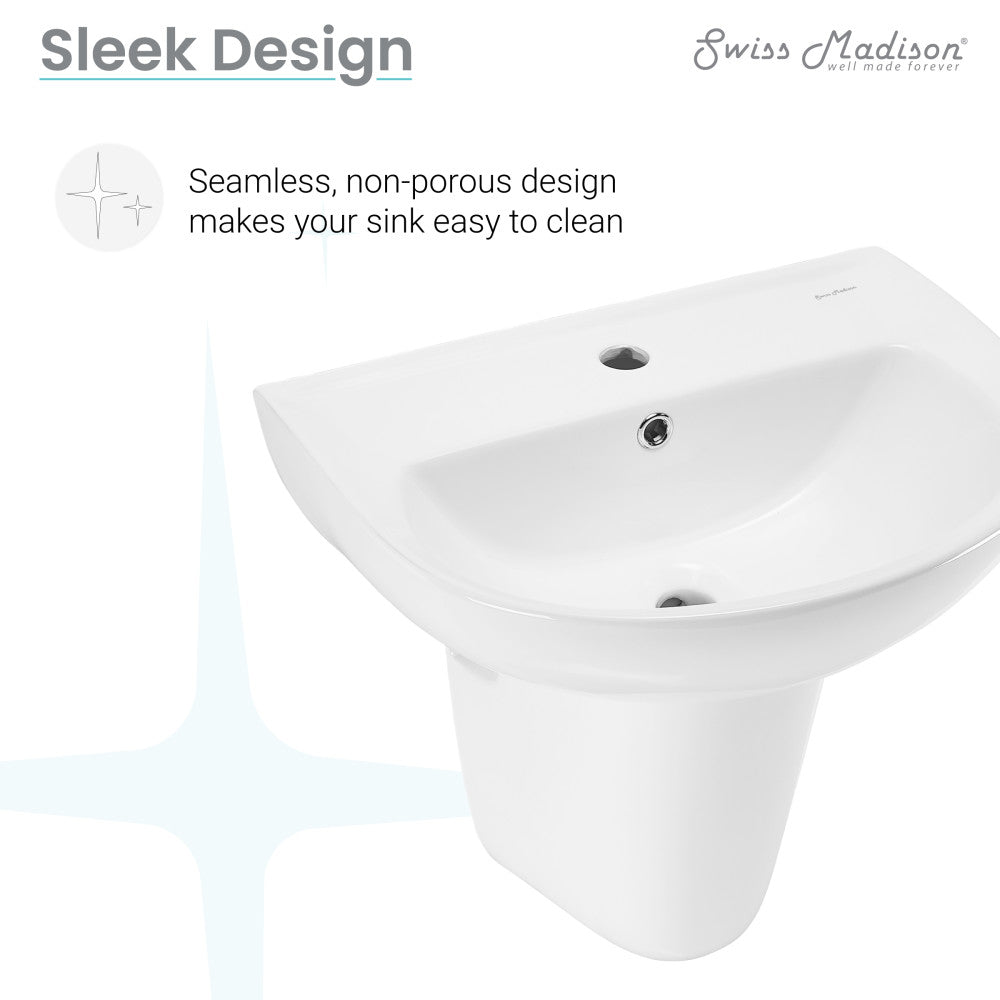 Swiss Madison Cache Wall Mount Sink