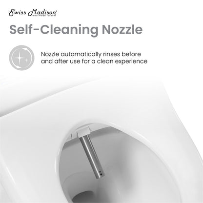 Swiss Madison Virage One-Piece Toilet with Vivante Smart Seat 1.1/1.6 gpf