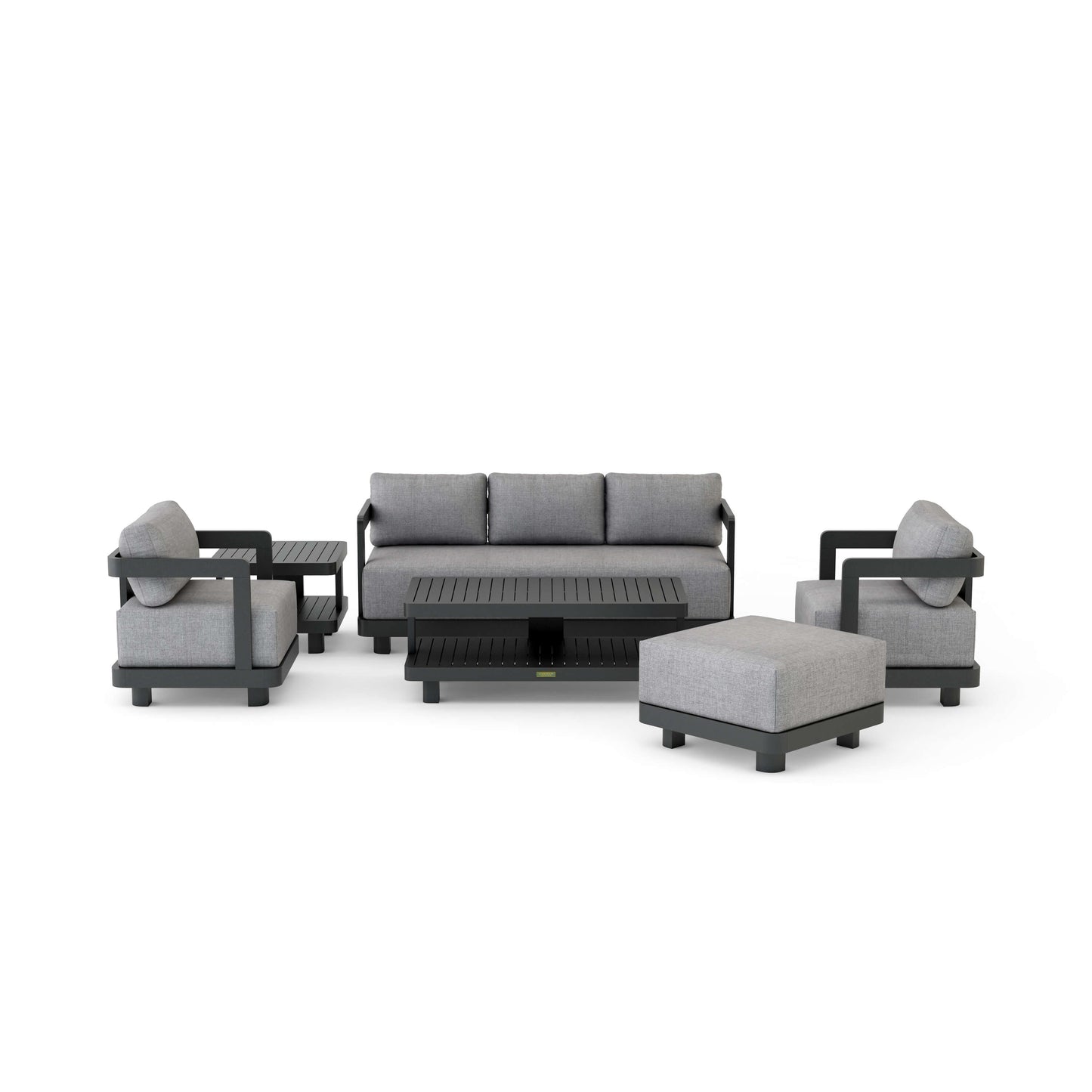 Anderson Teak SET-901-AL 6-pc Granada Aluminum Deep Seating