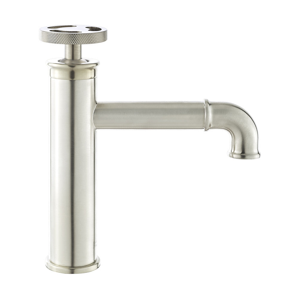 Swiss Madison Avallon Single Hole, Single-Handle Wheel, Bathroom Faucet in Brushed Nickel