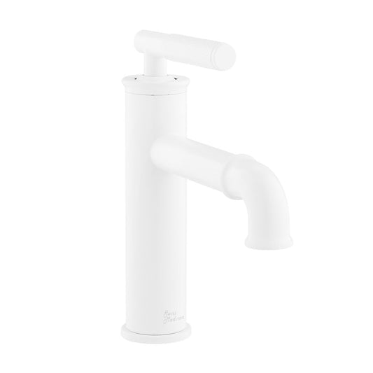 Swiss Madison Avallon Single Hole, Single-Handle Sleek, Bathroom Faucet in Matte White