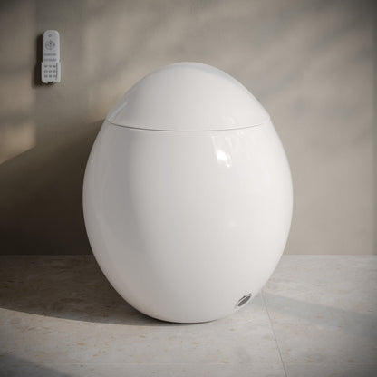 Swiss Madison Plaisir Smart One-Piece 1.28 GPF Single Flush Toilet in Glossy White