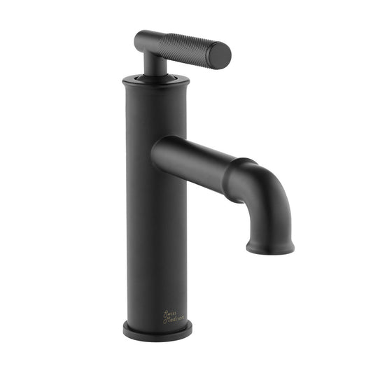 Swiss Madison Avallon Single Hole, Single-Handle Sleek, Bathroom Faucet in Matte Black
