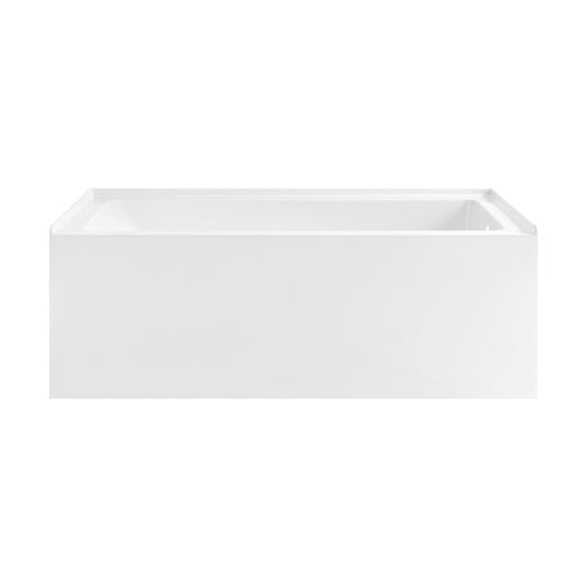 Swiss Madison Voltaire 60 x 30 Skirted Right Drain Soaking Apron Bathtub in Glossy White